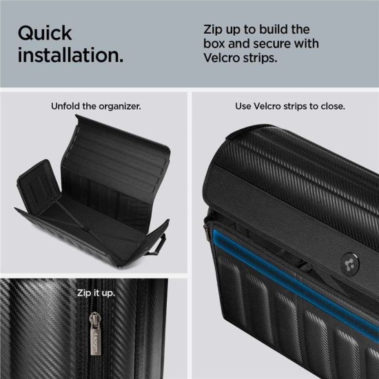Organizator portbagaj auto Spigen Car Trunk Organizer, Compatibil cu masini Tesla, Capacitate 48L, Negru (Spigen, Accesorii auto) by www.silkase.ro Organizator portbagaj auto Spigen Car Trunk Organizer, Compatibil cu masini Tesla, Capacitate 48L, Negru (Accesorii auto, ACP08855) by www.silkase.ro