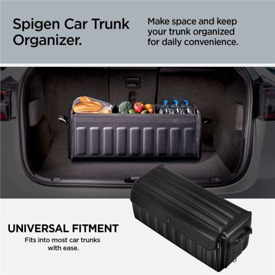 Organizator portbagaj auto Spigen Car Trunk Organizer, Compatibil cu masini Tesla, Capacitate 48L, Negru (Spigen, Accesorii auto) by www.silkase.ro Organizator portbagaj auto Spigen Car Trunk Organizer, Compatibil cu masini Tesla, Capacitate 48L, Negru (Accesorii auto, ACP08855) by www.silkase.ro