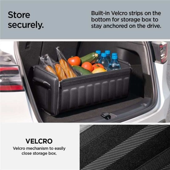 Organizator portbagaj auto Spigen Car Trunk Organizer, Compatibil cu masini Tesla, Capacitate 48L, Negru (Spigen, Accesorii auto) by www.silkase.ro Organizator portbagaj auto Spigen Car Trunk Organizer, Compatibil cu masini Tesla, Capacitate 48L, Negru (Accesorii auto, ACP08855) by www.silkase.ro