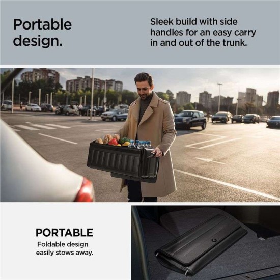 Organizator portbagaj auto Spigen Car Trunk Organizer, Compatibil cu masini Tesla, Capacitate 48L, Negru (Spigen, Accesorii auto) by www.silkase.ro Organizator portbagaj auto Spigen Car Trunk Organizer, Compatibil cu masini Tesla, Capacitate 48L, Negru (Accesorii auto, ACP08855) by www.silkase.ro