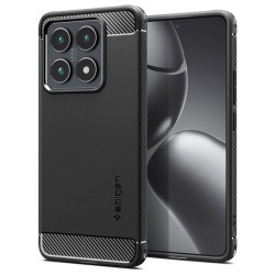 Husa Spigen Rugged Armor compatibila cu Xiaomi 14T Matte Black