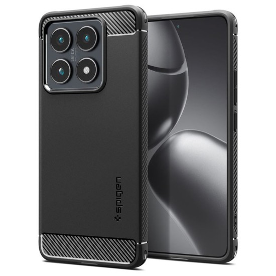 Husa Spigen Rugged Armor compatibila cu Xiaomi 14T Pro Matte Black (Spigen, Ingredi) by www.silkase.ro Husa Spigen Rugged Armor compatibila cu Xiaomi 14T Pro Matte Black (Ingredi, ACS08858) by www.silkase.ro