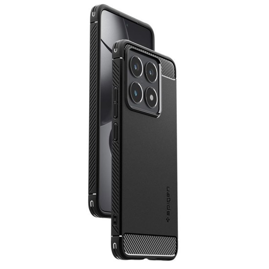 Husa Spigen Rugged Armor compatibila cu Xiaomi 14T Pro Matte Black (Spigen, Ingredi) by www.silkase.ro Husa Spigen Rugged Armor compatibila cu Xiaomi 14T Pro Matte Black (Ingredi, ACS08858) by www.silkase.ro