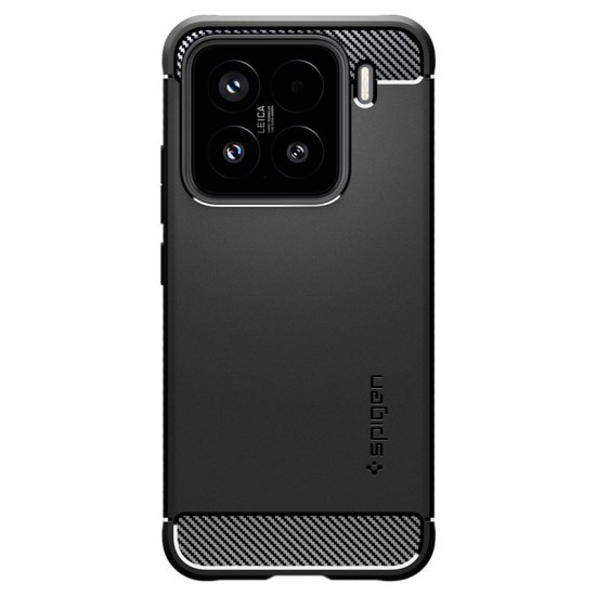 Husă Spigen Rugged Armor, negru mat - Xiaomi 15 (15, ACS08859) by www.silkase.ro
