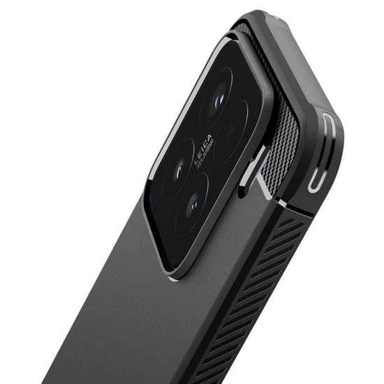 Husă Spigen Rugged Armor, negru mat - Xiaomi 15 (15, ACS08859) by www.silkase.ro