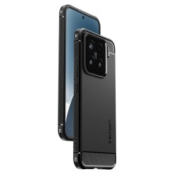 Husă Spigen Rugged Armor, negru mat - Xiaomi 15 Husă Spigen Rugged Armor, negru mat - Xiaomi 15