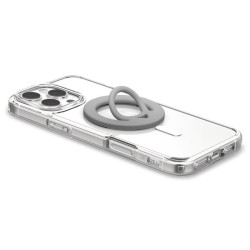 Suport telefon Spigen Dual Pop MagSafe, gri, universal