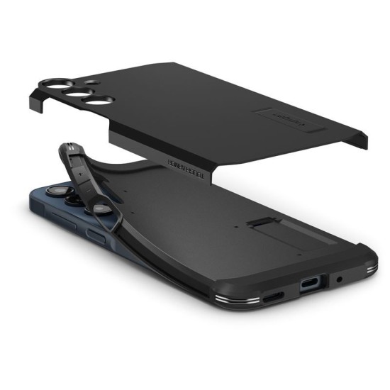 Husa Spigen Tough Armor compatibila cu Samsung Galaxy A16 4G / A16 5G Black (A16, ACS08889) by www.silkase.ro