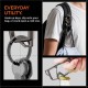 Carabina cu inel pentru chei Spigen generatia a 2-a, 1 bucata, gunmetal (Diverse accesorii, AHP08894) by www.silkase.ro