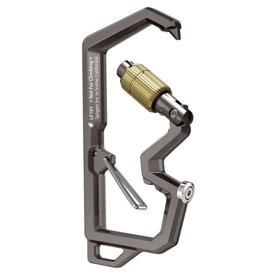 Carabina cu inel pentru chei Spigen generatia a 2-a, 1 bucata, gunmetal (Diverse accesorii, AHP08894) by www.silkase.ro