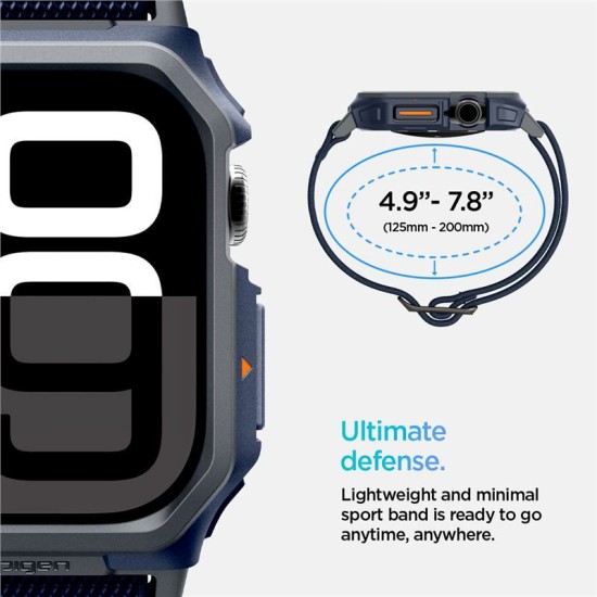 Bratara Spigen Lite Fit "Pro" pentru Apple Watch, albastru navy, set 1x (Spigen, Ingredi) by www.silkase.ro Bratara Spigen Lite Fit "Pro" pentru Apple Watch, albastru navy, set 1x (Ingredi, ACS08925) by www.silkase.ro