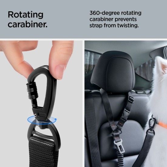 Dispozitiv Fixare Centură Auto Spigen PS100 pentru Animale de Companie, Negru Dispozitiv Fixare Centură Auto Spigen PS100 pentru Animale de Companie, Negru (Accesorii auto, ACP08926) by www.silkase.ro