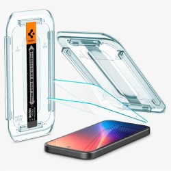 Set 2 folii de protectie Spigen Glass tR EZ Fit pentru Google Pixel 9a, transparent