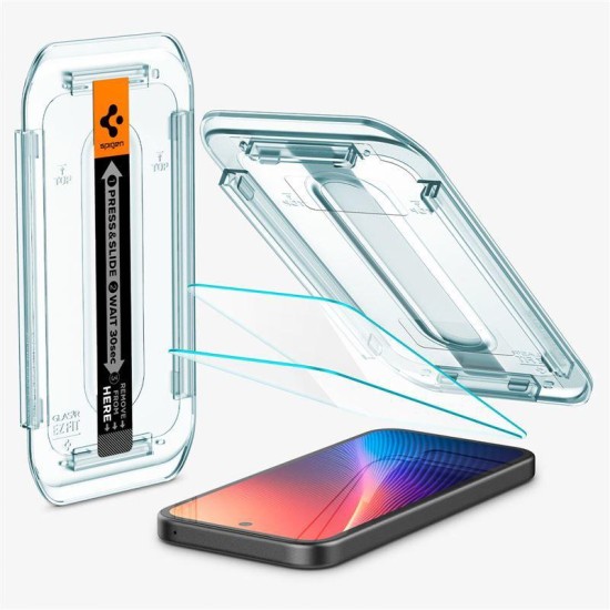 Set 2 folii de protectie Spigen Glass tR EZ Fit pentru Google Pixel 9a, transparent (Spigen, Pixel 9a) by www.silkase.ro Set 2 folii de protectie Spigen Glass tR EZ Fit pentru Google Pixel 9a, transparent (Pixel 9a, AGL08938) by www.silkase.ro