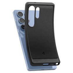 Husa Spigen Rugged Armor pentru Samsung Galaxy S25 Ultra, Magsafe, negru mat