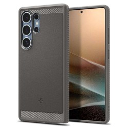 Husa Spigen Rugged Armor MagSafe pentru Samsung Galaxy S25 Ultra, marble gray 