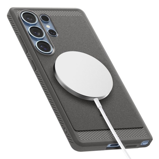 Husa Spigen Rugged Armor MagSafe pentru Samsung Galaxy S25 Ultra, marble gray (Spigen, S25 Ultra) by www.silkase.ro Husa Spigen Rugged Armor MagSafe pentru Samsung Galaxy S25 Ultra, marble gray (S25 Ultra, ACS08952) by www.silkase.ro