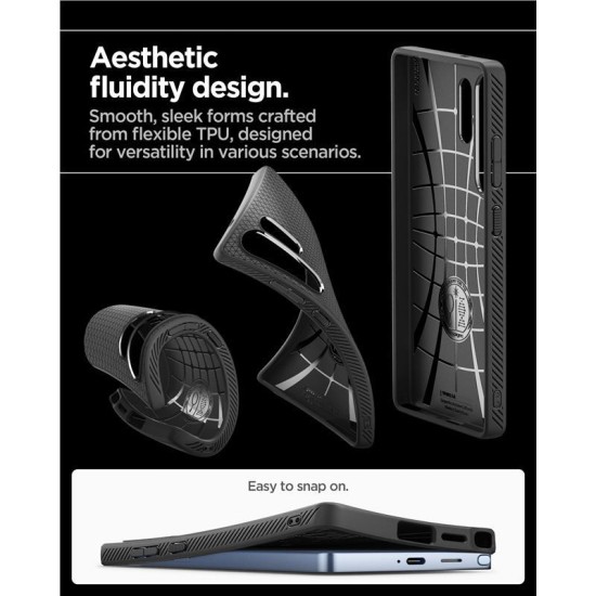 Husa Spigen Liquid Air pentru Samsung Galaxy S25 Ultra, culoare negru mat (UAG, S25 Ultra) by www.silkase.ro Husa Spigen Liquid Air pentru Samsung Galaxy S25 Ultra, culoare negru mat (S25 Ultra, ACS08953) by www.silkase.ro