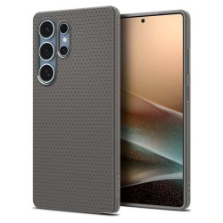 Husa Spigen Liquid Air pentru Samsung Galaxy S25 Ultra, culoare marble gray
