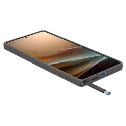 Husa Spigen Liquid Air pentru Samsung Galaxy S25 Ultra, culoare marble gray Husa Spigen Liquid Air pentru Samsung Galaxy S25 Ultra, culoare marble gray