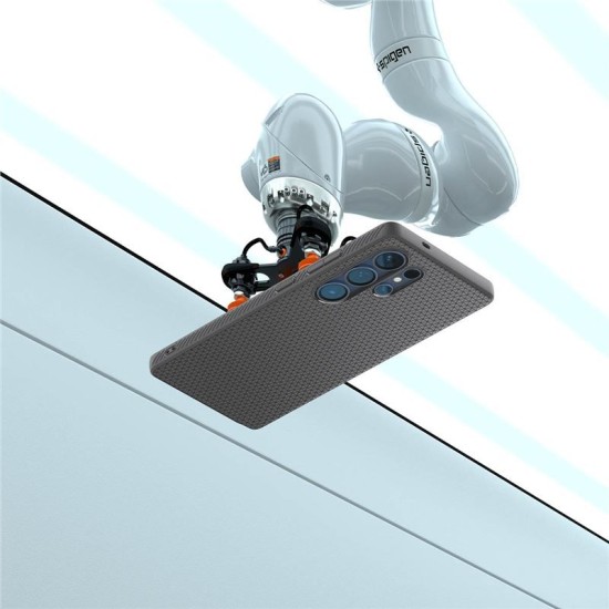 Husa Spigen Liquid Air pentru Samsung Galaxy S25 Ultra, culoare marble gray (S25 Ultra, ACS08954) by www.silkase.ro