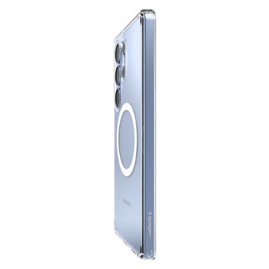 Husa Spigen Ultra Hybrid pentru Samsung Galaxy S25 Ultra, Magsafe, alb clear (S25 Ultra, ACS08956) by www.silkase.ro