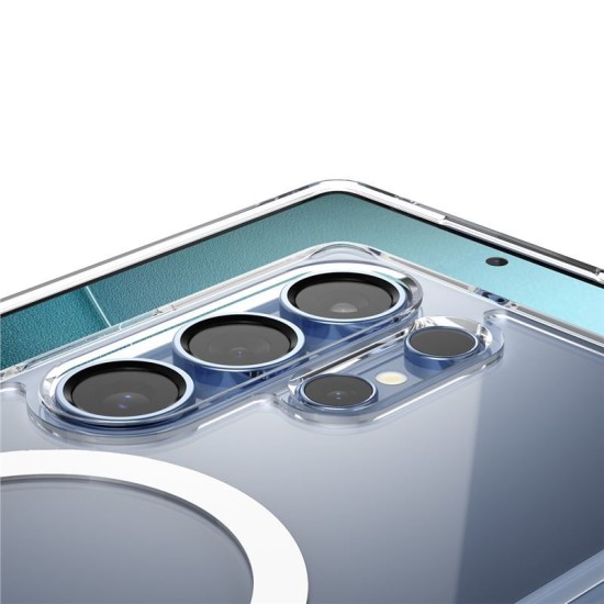 Husa Spigen Ultra Hybrid pentru Samsung Galaxy S25 Ultra, Magsafe, alb clear (S25 Ultra, ACS08956) by www.silkase.ro