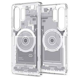 Husa Spigen Ultra Hybrid MagSafe pentru Samsung Galaxy S25 Ultra, zero one white 