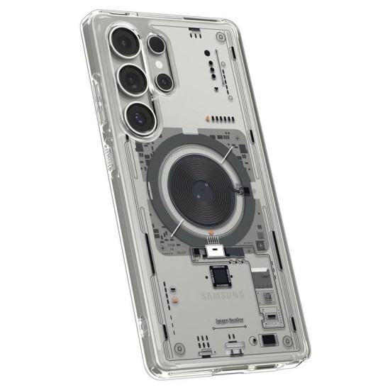 Husa Spigen Ultra Hybrid Magsafe, protectie hibrida, colturi cu perne de aer, transparent, pentru Samsung Galaxy S25 Ultra (Spigen, S25 Ultra) by www.silkase.ro Husa Spigen Ultra Hybrid Magsafe, protectie hibrida, colturi cu perne de aer, transparent, pentru Samsung Galaxy S25 Ultra (S25 Ultra, ACS08959) by www.silkase.ro