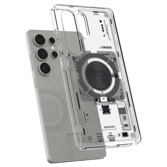 Husa Spigen Ultra Hybrid Magsafe, protectie hibrida, colturi cu perne de aer, transparent, pentru Samsung Galaxy S25 Ultra (Spigen, S25 Ultra) by www.silkase.ro Husa Spigen Ultra Hybrid Magsafe, protectie hibrida, colturi cu perne de aer, transparent, pentru Samsung Galaxy S25 Ultra (S25 Ultra, ACS08959) by www.silkase.ro