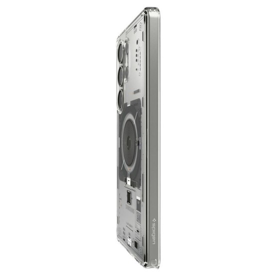 Husa Spigen Ultra Hybrid Magsafe, protectie hibrida, colturi cu perne de aer, transparent, pentru Samsung Galaxy S25 Ultra (Spigen, S25 Ultra) by www.silkase.ro Husa Spigen Ultra Hybrid Magsafe, protectie hibrida, colturi cu perne de aer, transparent, pentru Samsung Galaxy S25 Ultra (S25 Ultra, ACS08959) by www.silkase.ro