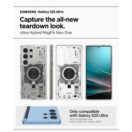 Husa Spigen Ultra Hybrid Magsafe, protectie hibrida, colturi cu perne de aer, transparent, pentru Samsung Galaxy S25 Ultra (Spigen, S25 Ultra) by www.silkase.ro Husa Spigen Ultra Hybrid Magsafe, protectie hibrida, colturi cu perne de aer, transparent, pentru Samsung Galaxy S25 Ultra (S25 Ultra, ACS08959) by www.silkase.ro