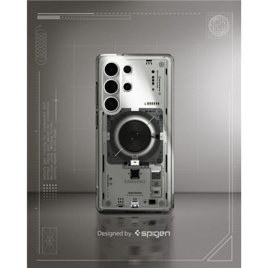Husa Spigen Ultra Hybrid Magsafe, protectie hibrida, colturi cu perne de aer, transparent, pentru Samsung Galaxy S25 Ultra (Spigen, S25 Ultra) by www.silkase.ro Husa Spigen Ultra Hybrid Magsafe, protectie hibrida, colturi cu perne de aer, transparent, pentru Samsung Galaxy S25 Ultra (S25 Ultra, ACS08959) by www.silkase.ro