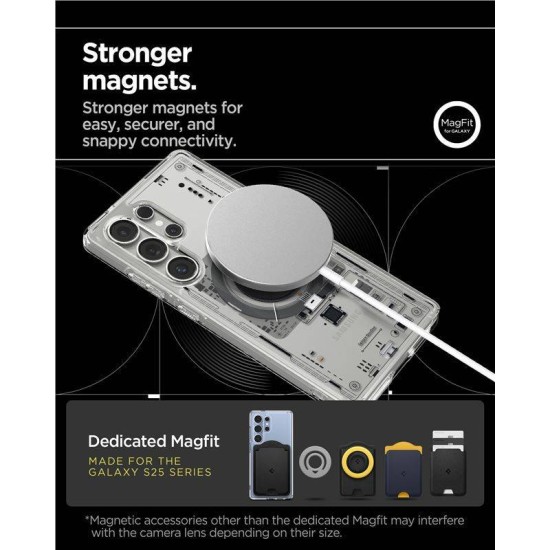 Husa Spigen Ultra Hybrid Magsafe, protectie hibrida, colturi cu perne de aer, transparent, pentru Samsung Galaxy S25 Ultra (Spigen, S25 Ultra) by www.silkase.ro Husa Spigen Ultra Hybrid Magsafe, protectie hibrida, colturi cu perne de aer, transparent, pentru Samsung Galaxy S25 Ultra (S25 Ultra, ACS08959) by www.silkase.ro