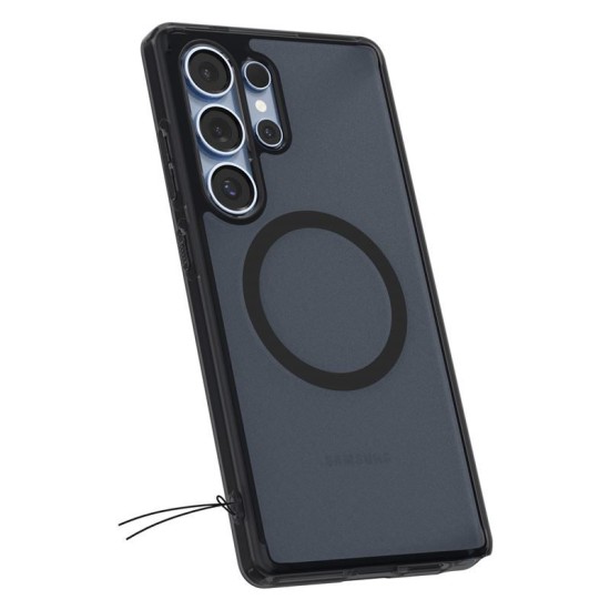 Husa Spigen Ultra Hybrid MagSafe pentru Samsung Galaxy S25 Ultra, frost black (S25 Ultra, ACS08960) by www.silkase.ro