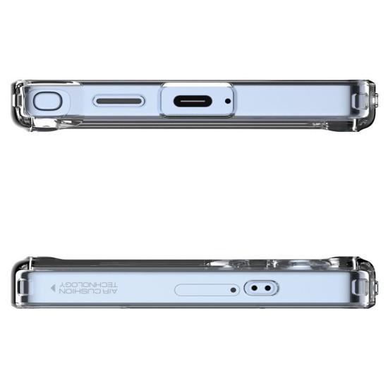 Husa Spigen Ultra Hybrid S MagSafe pentru Samsung Galaxy S25 Ultra, clear white (S25 Ultra, ACS08963) by www.silkase.ro