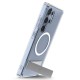 Husa Spigen Ultra Hybrid S MagSafe pentru Samsung Galaxy S25 Ultra, clear white (S25 Ultra, ACS08963) by www.silkase.ro