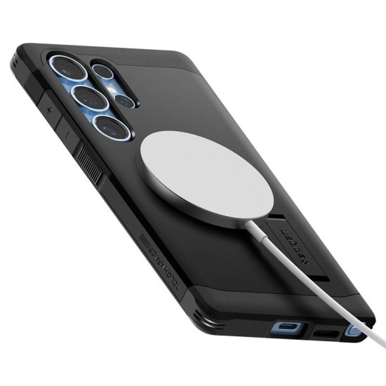 Husa Spigen Tough Armor pentru Samsung Galaxy S25 Ultra, culoare negru (UAG, S25 Ultra) by www.silkase.ro Husa Spigen Tough Armor pentru Samsung Galaxy S25 Ultra, culoare negru (S25 Ultra, ACS08964) by www.silkase.ro