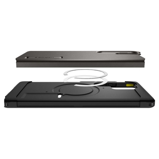 Husa Spigen Tough Armor MagSafe pentru Samsung Galaxy S25 Ultra, gunmetal (Spigen, S25 Ultra) by www.silkase.ro Husa Spigen Tough Armor MagSafe pentru Samsung Galaxy S25 Ultra, gunmetal (S25 Ultra, ACS08965) by www.silkase.ro