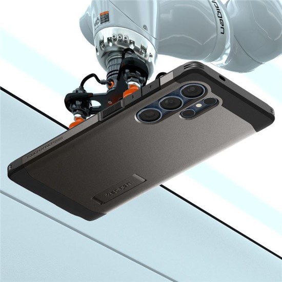 Husa Spigen Tough Armor MagSafe pentru Samsung Galaxy S25 Ultra, gunmetal (Spigen, S25 Ultra) by www.silkase.ro Husa Spigen Tough Armor MagSafe pentru Samsung Galaxy S25 Ultra, gunmetal (S25 Ultra, ACS08965) by www.silkase.ro