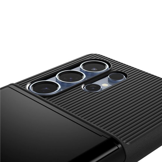 Husa Spigen Slim Armor CS pentru Samsung Galaxy S25 Ultra, black (S25 Ultra, ACS08967) by www.silkase.ro