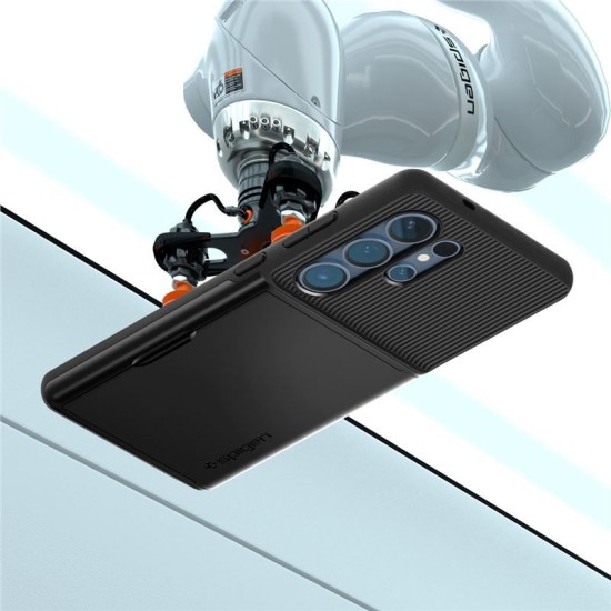 Husa Spigen Slim Armor CS pentru Samsung Galaxy S25 Ultra, black (S25 Ultra, ACS08967) by www.silkase.ro