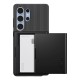 Husa Spigen Slim Armor CS pentru Samsung Galaxy S25 Ultra, black (S25 Ultra, ACS08967) by www.silkase.ro