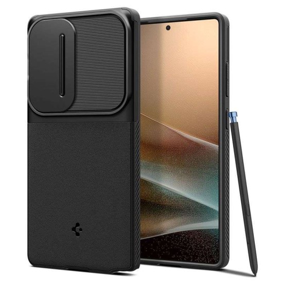 Husa Spigen Optik Armor pentru Samsung Galaxy S25 Ultra, negru (Spigen, S25 Ultra) by www.silkase.ro Husa Spigen Optik Armor pentru Samsung Galaxy S25 Ultra, negru (S25 Ultra, ACS08969) by www.silkase.ro