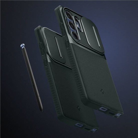 Husa Spigen Optik Armor pentru Samsung Galaxy S25 Ultra, verde abyss (Spigen, S25 Ultra) by www.silkase.ro Husa Spigen Optik Armor pentru Samsung Galaxy S25 Ultra, verde abyss (S25 Ultra, ACS08970) by www.silkase.ro