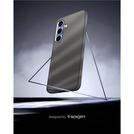 Husa Spigen Liquid Air compatibila cu Samsung Galaxy S25 Plus Marble Gray (S25 Plus, ACS08980) by www.silkase.ro