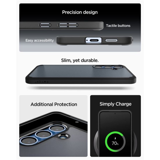 Husa telefon pentru Samsung Galaxy S25 Plus, Spigen, TPU, negru (S25 Plus, ACS08986) by www.silkase.ro