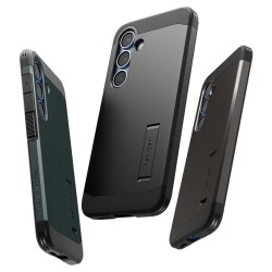 Husa telefon Spigen Tough Armor MagSafe pentru Samsung Galaxy S25+, neagra Husa telefon Spigen Tough Armor MagSafe pentru Samsung Galaxy S25+, neagra