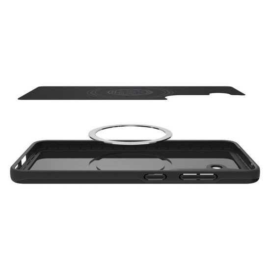 Husa slim Spigen Thin Fit MagSafe compatibila cu Samsung Galaxy S25 Black (Spigen, S25) by www.silkase.ro Husa slim Spigen Thin Fit MagSafe compatibila cu Samsung Galaxy S25 Black (S25, ACS08993) by www.silkase.ro