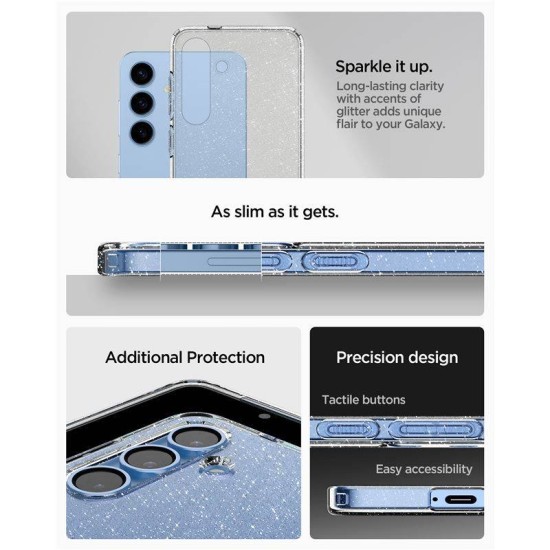 Husa Spigen Liquid Crystal compatibila cu Samsung Galaxy S25 Glitter Crystal (Spigen, S25) by www.silkase.ro Husa Spigen Liquid Crystal compatibila cu Samsung Galaxy S25 Glitter Crystal (S25, ACS08997) by www.silkase.ro